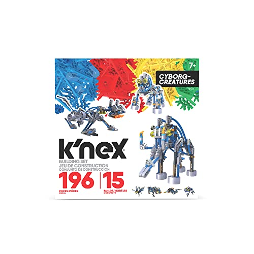 K'NEX Cyborg Creatures Building Set - 196 Pieces, 15 Models, Ages 7+