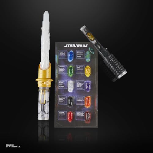 Star Wars Power Crystal Lightsaber - 7 Colors, 10 Swappable Kyber Crystals | Hasbro 14