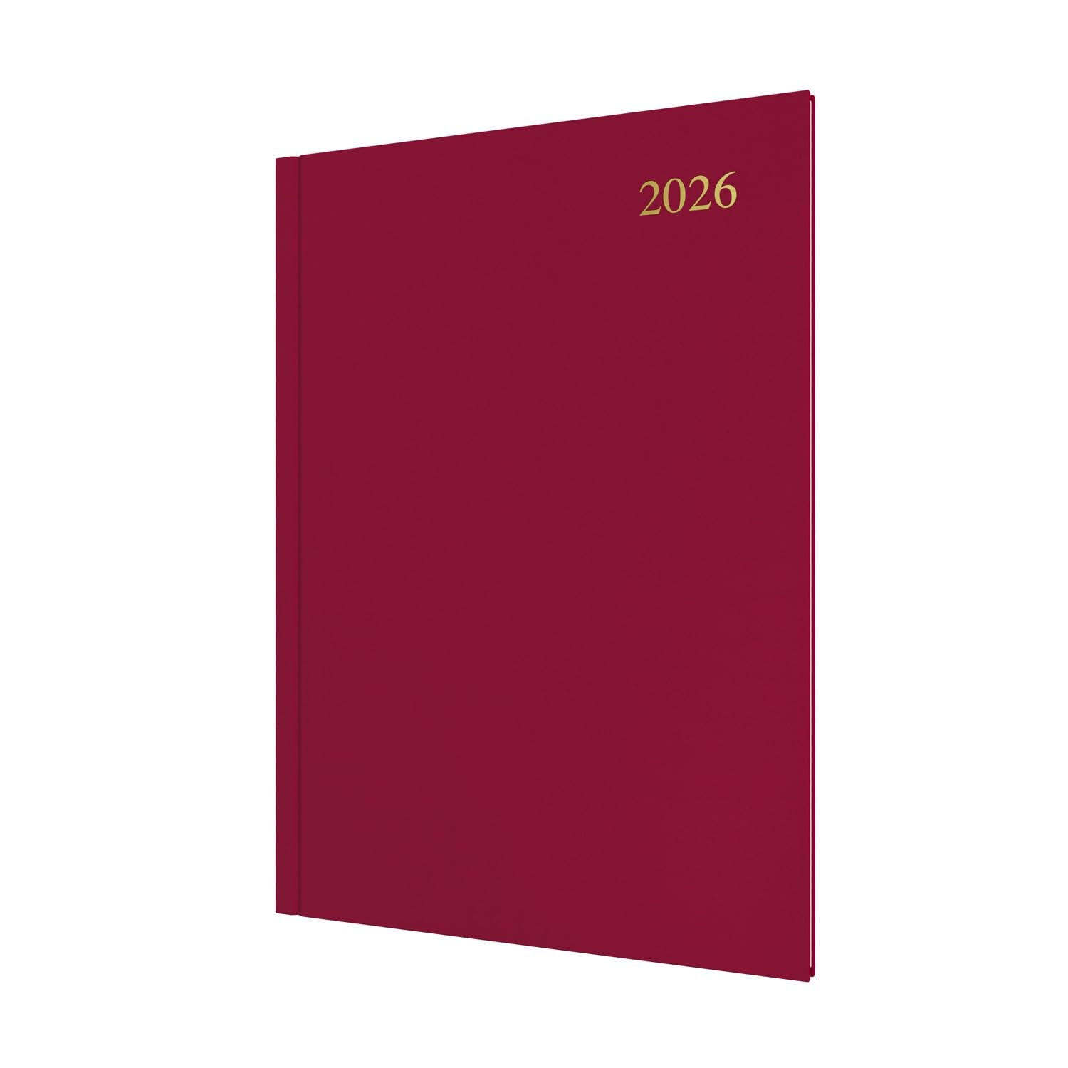 Collins Essential 2026 12 Month A4 Week-To-View Appointment Planner in Maroon 1