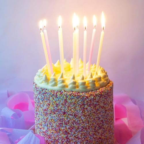Floral Pretty Pastel Birthday Cake Candles - 16-Pack with Small Flowers by Talking Tables 4