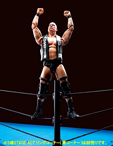 Tamashii Nations WWE Stone Cold Steve Austin S.H.Figuarts Action Figure - Fully Articulated Collectible for Ages 14+ 5