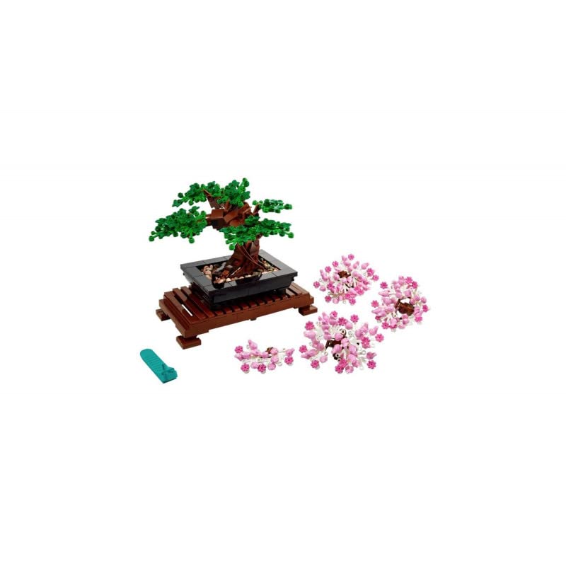 LEGO 10281 Icons Bonsai Tree Building Set - Cherry Blossom & Green Leaves for Adults 4