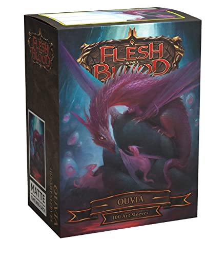 Arcane Tinmen 100 Drachenschild – Fleisch und Blut – Matte Art-Hüllen, Version: