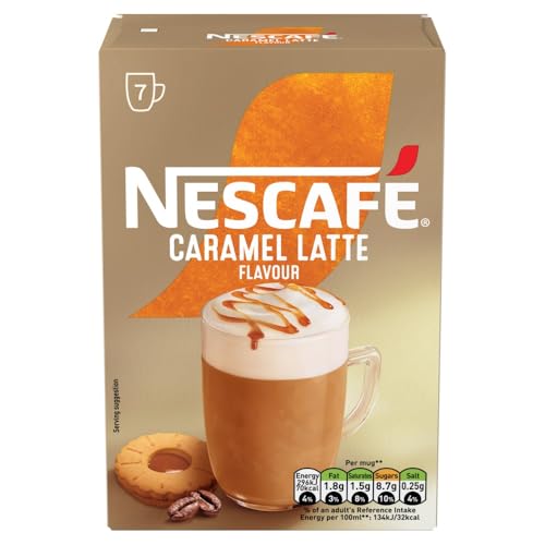 NESCAFÉ Caramel Latte Instant Coffee 7 x 17g Sachets 3