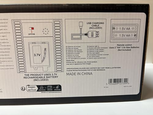 CMJ RC Cars 1:20 Scale RC Army Military Tank - 2.4GHz Remote Control with Sound & Light Effects 14