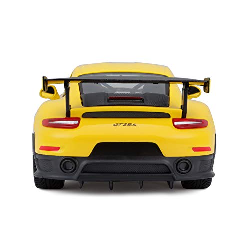 Maisto 1:24 Porsche 911 GT2 RS Diecast Model Car - Yellow and Black 15
