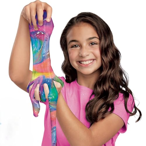 LEXIBOOK Slimy Mix Kit - 12 Colors | Glitter, Foam Beads, Pearls | Sensory & Creativity Toy 6