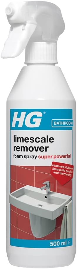 HG - Scale Away 3x Stronger Foam Spray, 500ml Professional Limescale Remover