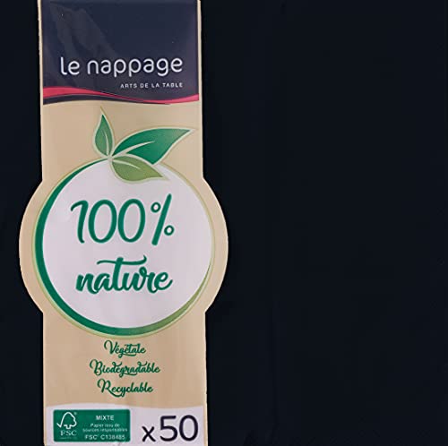 Le Nappage FSC® Certified Black 2-Ply Napkins 33 x 33 cm - Pack of 50 5