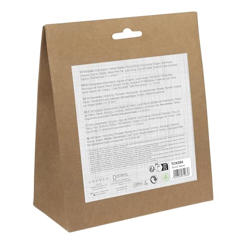 Trimits Needle Felting Craft Kit - Flower Mouse Design for Beginners 8