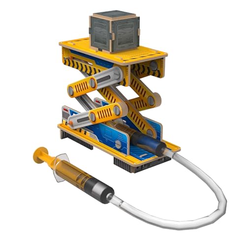 National Geographic Hydraulic Lift Educational Kit - Build Your Own STEM Toy for Ages 5+ 6
