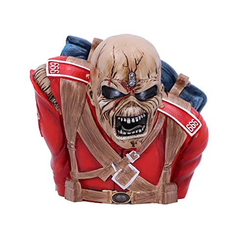 Nemesis jetzt offiziell lizenzierte Iron Maiden The Trooper Büstenbox (klein), Rot, 12