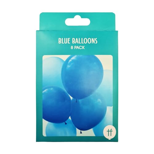 Talking Tables Blue Balloons - Pack of 8 Latex Party Decorations, 30.5cm 3