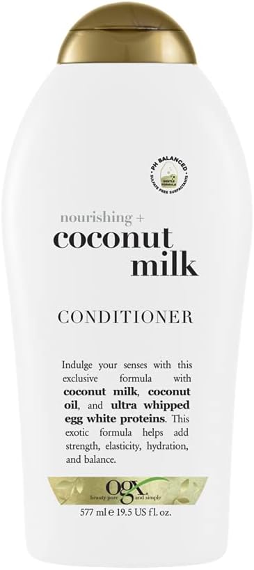 OGX Nourishing+ Coconut Milk Conditioner for Dry Hair (577ml)