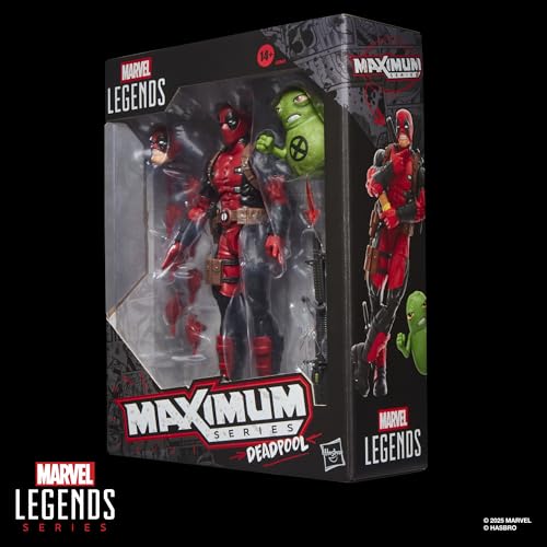 Marvel Legends Maximum Series Deadpool Action Figure with Doop - 6 Inch Collectible with 24 Accessories 26
