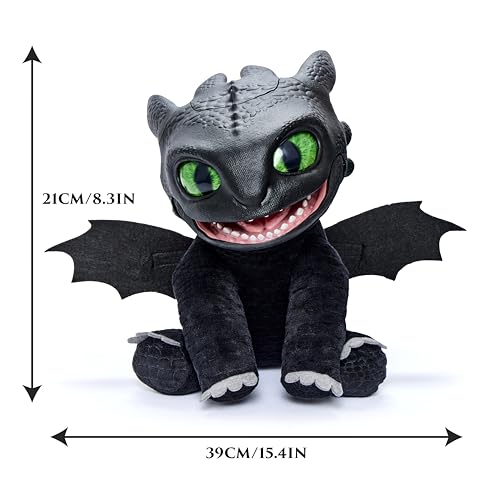 Toothless Puppetronic by RealFX - Animatronic Dragon with Sound & Smoke Effects 7