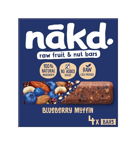 Nakd Blueberry Muffin Raw Fruit & Nut Bar - Vegan, Gluten-Free, No Added Sugar 9