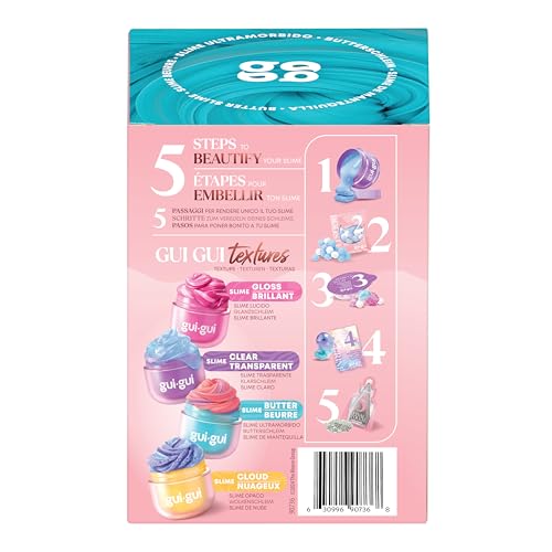 Gui Gui Clear Slime - Create & Collect Scented Slime with Gloss, Butter, Cloud Textures (330g) 12