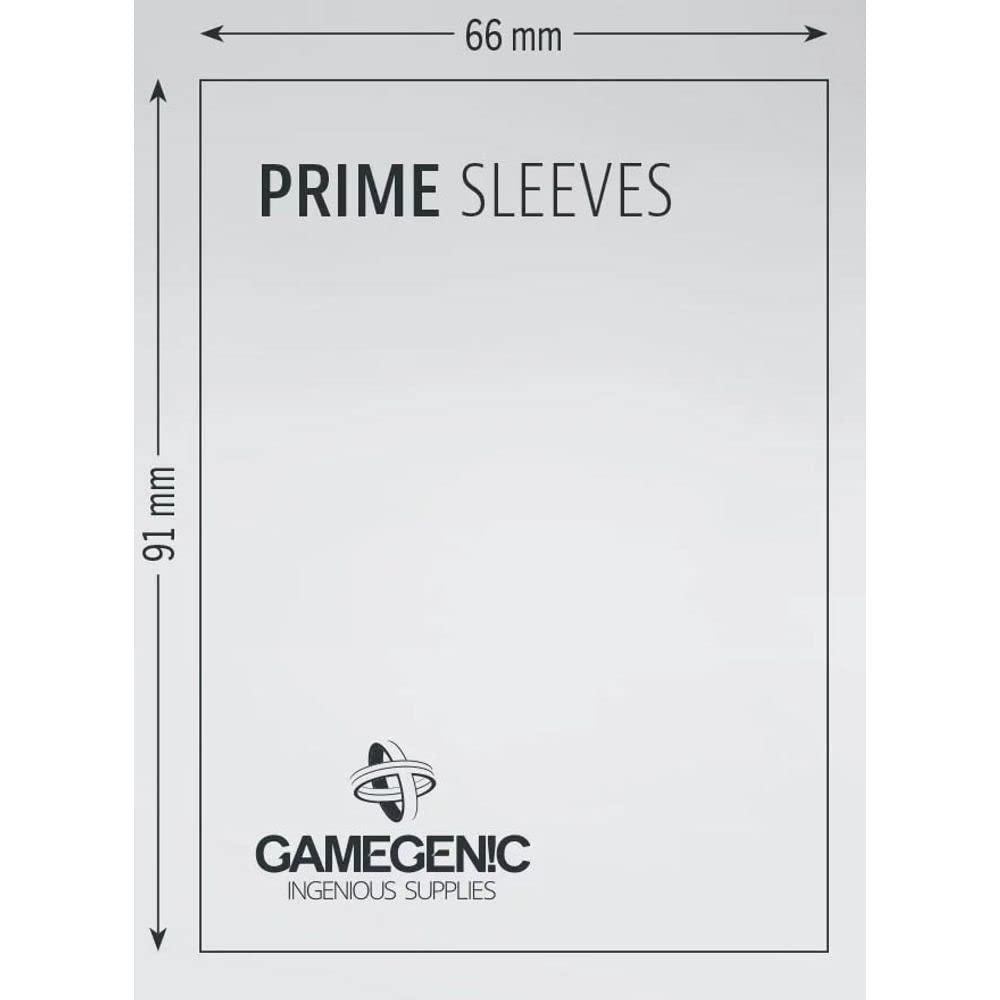 Gamegenic Prime Sleeves (100-Pack) - Purple for Trading Card Protection