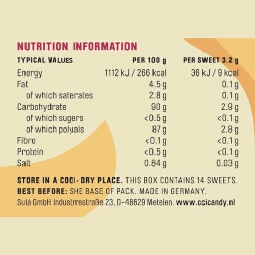 Sula Rhubarb and Custard Sugar-Free Boiled Sweets (42 g, Pack of 14) 6