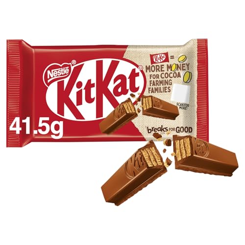 KITKAT - 4 Finger Milk Chocolate Bars, 24-Pack (24 x 41.5 g) 9