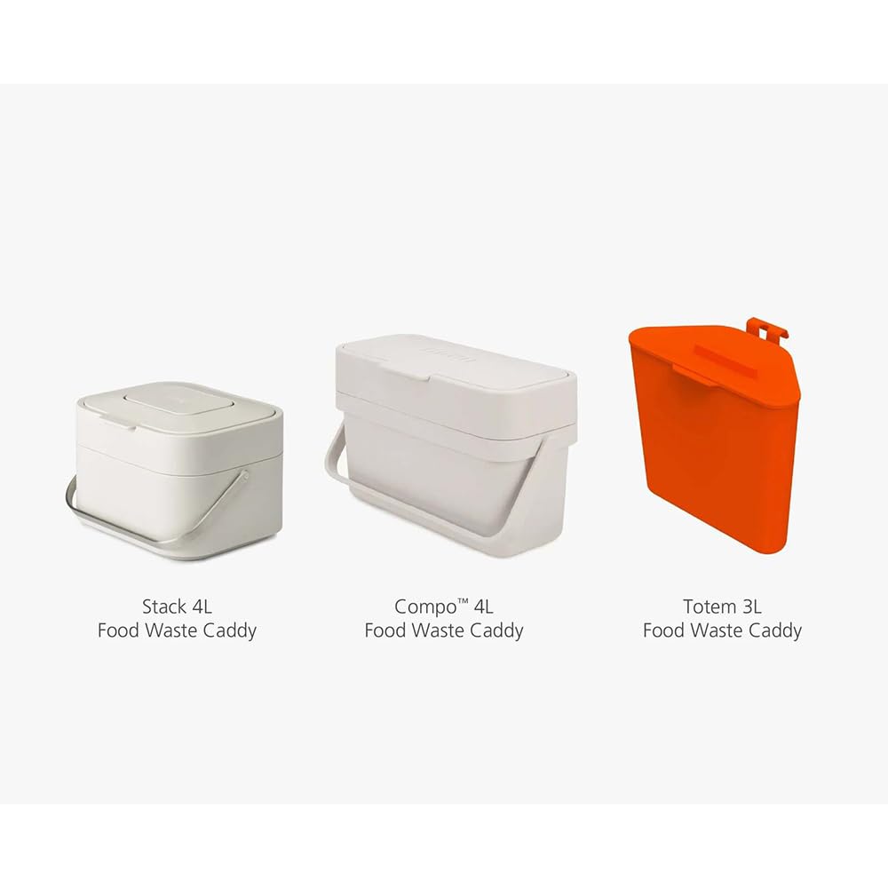 Joseph Joseph IW2 Biodegradable Food Waste Bin Liners - 4 Litres, 50 Count, White 5