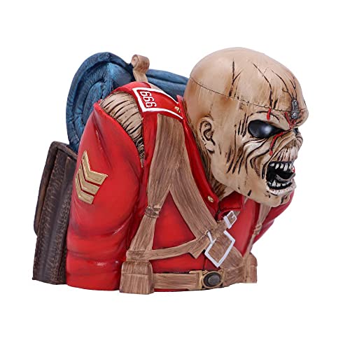 Nemesis jetzt offiziell lizenzierte Iron Maiden The Trooper Büstenbox (klein), Rot, 12