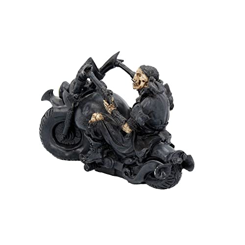 Nemesis Now Screaming Wheels 18 cm, Harz, Schwarz