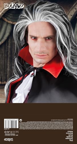 Boland Angry Louis 86083 Long Black and White Synthetic Wig 8