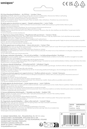 Majestic Silver Number 7 Foil Balloon - 76cm Standalone Party Decor for Milestone Celebrations 3