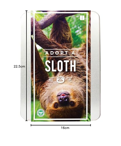 Gift Republic Adopt a Sloth Gift Box | 12-Month Adoption | Includes Poster & Certificate 7