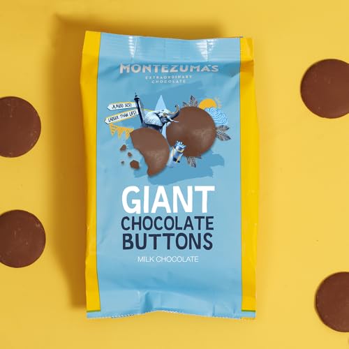 Montezuma Giant Milk Chocolate Buttons, Gluten Free, 120g