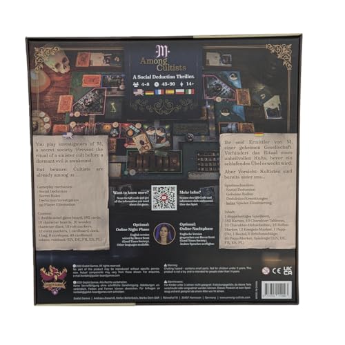 Among Cultists: A Social Deduction Thriller Board Game 3