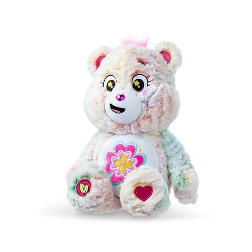 Basic Fun Care Bears Blossom Heart Bear Medium Plush - 35cm | Eco Friendly | Ages 4+