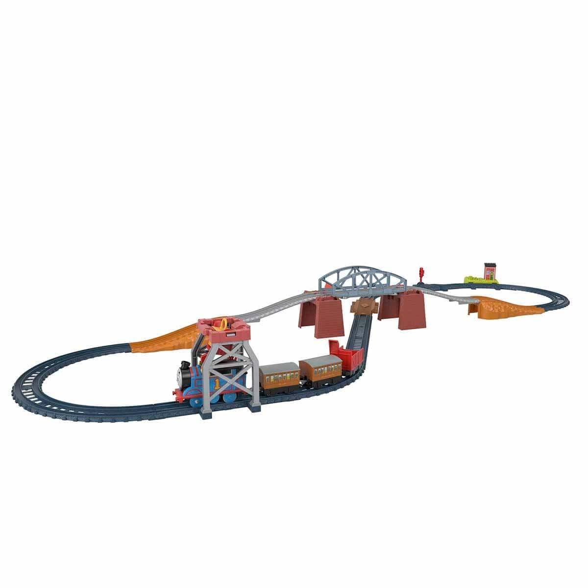 THOMAS & FRIENDS 3-in-1 Package Pickup Train Set with Motorized Thomas | Ages 3+ | HGX64 4