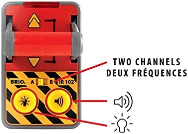 BRIO Remote Control Train Engine for Kids - Red, Model 33213, Compatible with BRIO Railway Sets