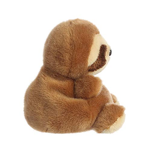 AURORA Palm Pals Slomo Sloth Soft Toy | Bean-Filled | 10 cm Size | Brown