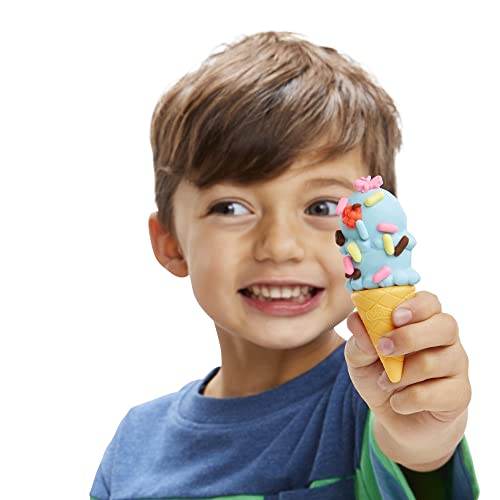 Play-Doh Peppa's Ice Cream Playset - Pretend Play Vehicle with Figures & 5 Colors for Toddlers 11