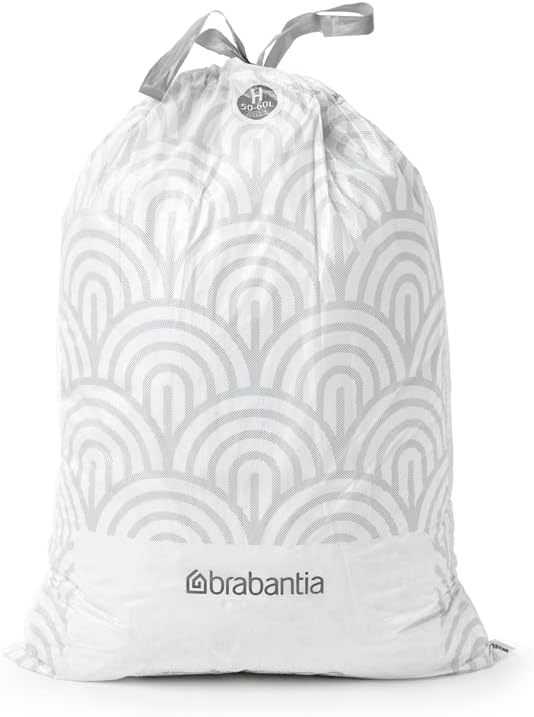Brabantia - PerfectFit Bin Liners (Size H/50-60 Litre) Thick Plastic Trash Bags 4