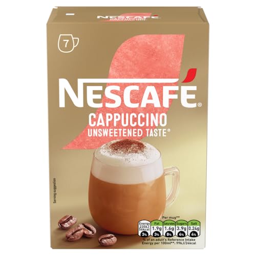 NESCAFÉ Cappuccino Unsweetened Instant Coffee 7 Sachets - 100% Responsibly Sourced 3