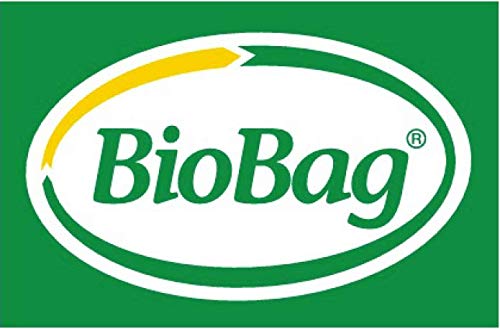 BioBag 12L Compostable Caddy Bin Liners - 100% Biodegradable Kitchen Waste Bags (14 Count, Green)