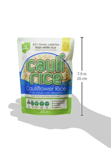 Cauli Rice Original 200g - Low Calorie Cauliflower Rice Alternative by Fullgreen 5