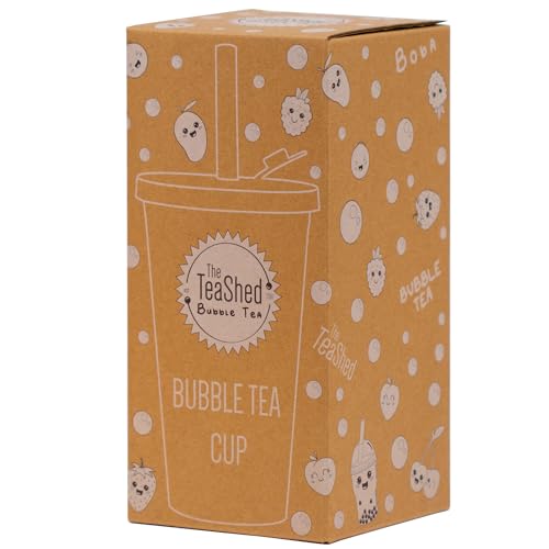 The TeaShed Bubble Tea Cup & Straw Gift Set - Reusable 16oz Leak-Proof BPA Free 3