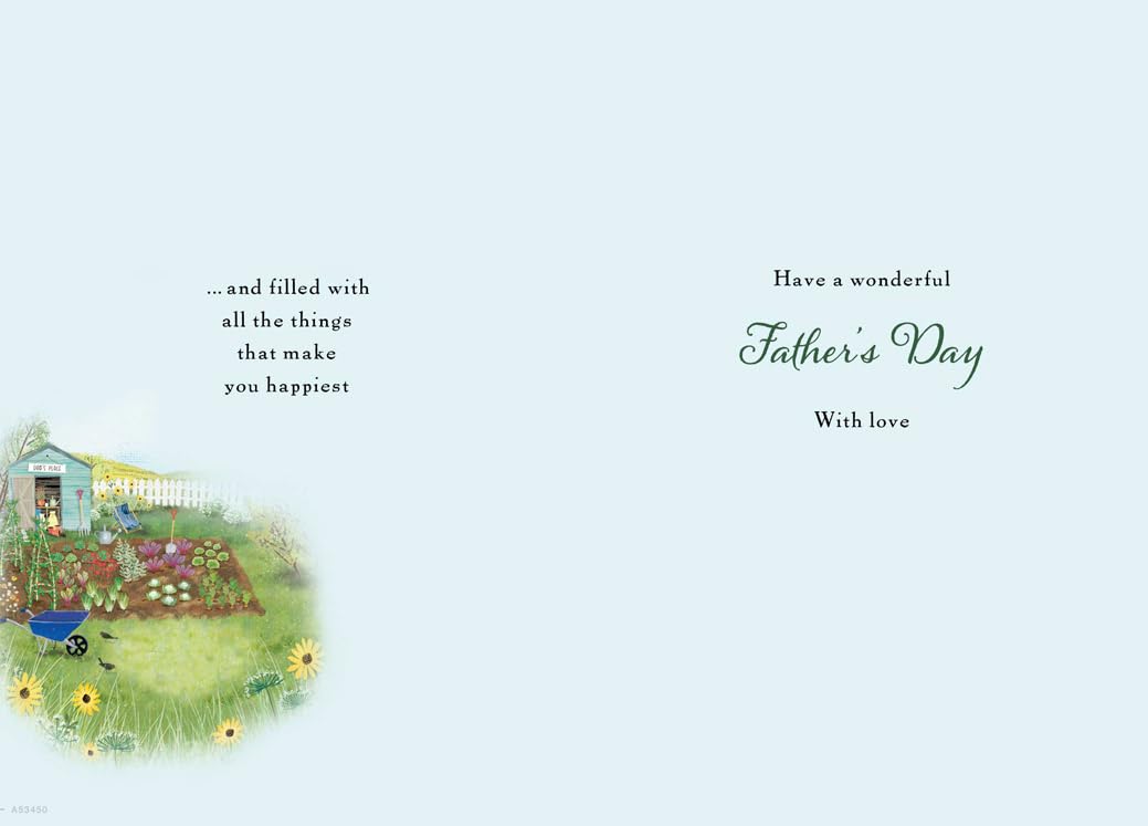 Piccadilly Greetings Father's Day Card for Dad from Daughter & Son in Law | 9 x 6 Inches 2