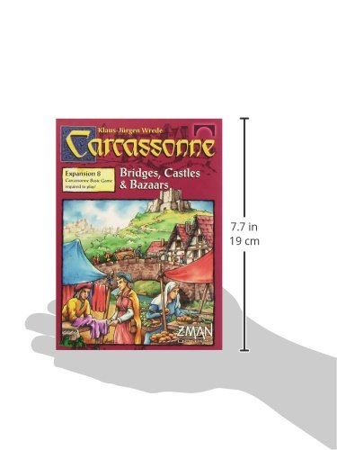 Z-Man Games Carcassonne Expansion 8: Bridges, Castles & Bazaars 4