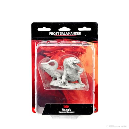 WizKids/NECA D&D Nolzur's Marvelous Miniatures: Frost Salamander (6 Units) Accessories (WZK90254)