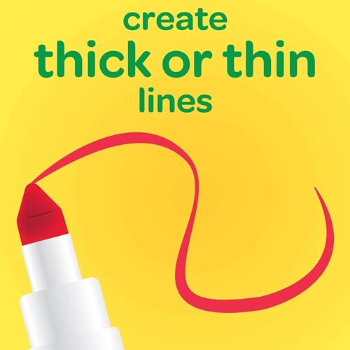 CRAYOLA SuperTips Washable Markers - Pack of 12, Wash-Off Ink for Kids 3+ 3