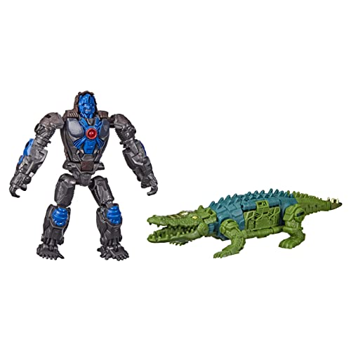 Transformers Beast Combiner 2-Pack: Optimus Primal & Skullcruncher - Convertible Action Figures for Ages 6+