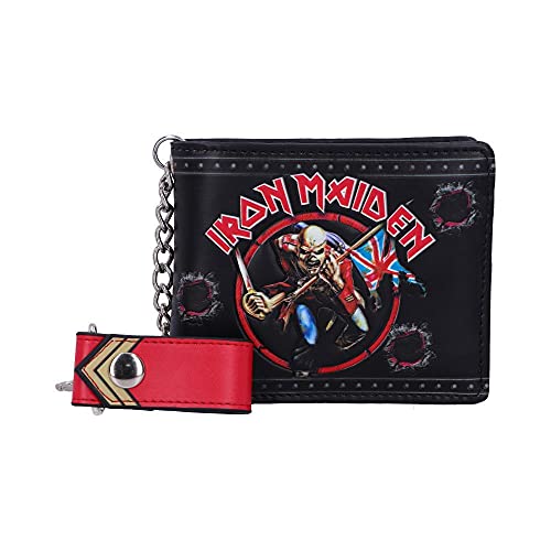 Nemesis Now offiziell lizenzierte Iron Maiden Eddie Trooper Geldbörse, PU, ​​Schwarz, 11 cm