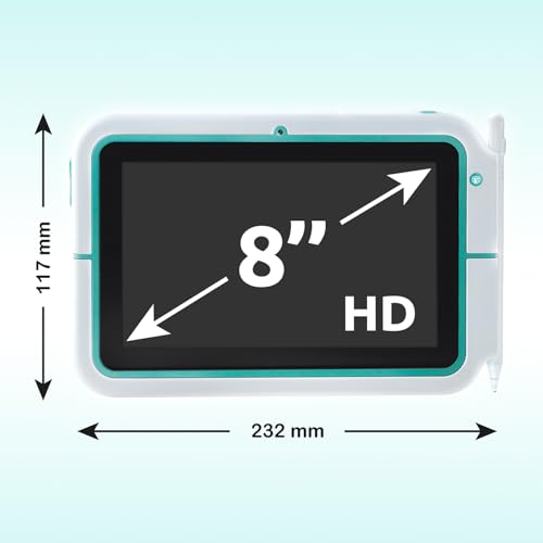 Pad Creator Instant Print Tablet – 8″ Kids Touchscreen with Stylus, 12MP Camera & Thermal Printer 11